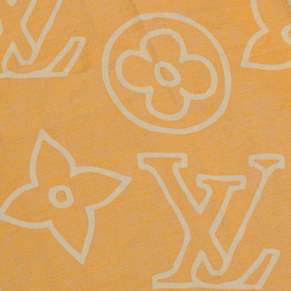 Louis Vuitton Cotton Ipanema Sarong Scarf Yellow 1 of 6