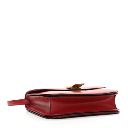Celine Box Calfskin Medium Classic Box Flap Bag Red 5 of 9