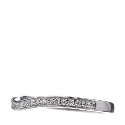 Cartier Platinum Diamond Ballerine Wedding Band Ring 48 4.5 3 of 6