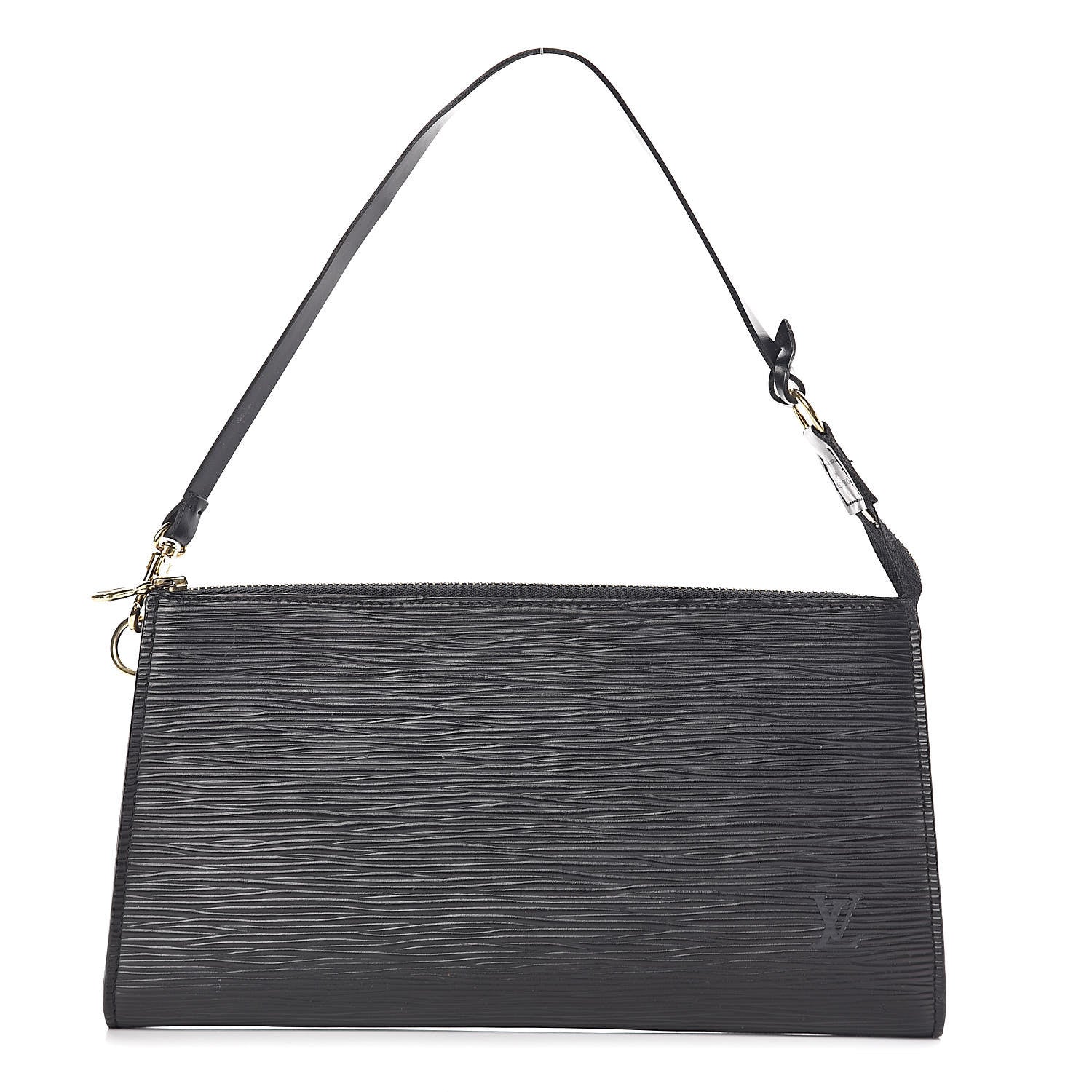 Louis Vuitton Epi Pochette Accessories 24 Black 1 of 11