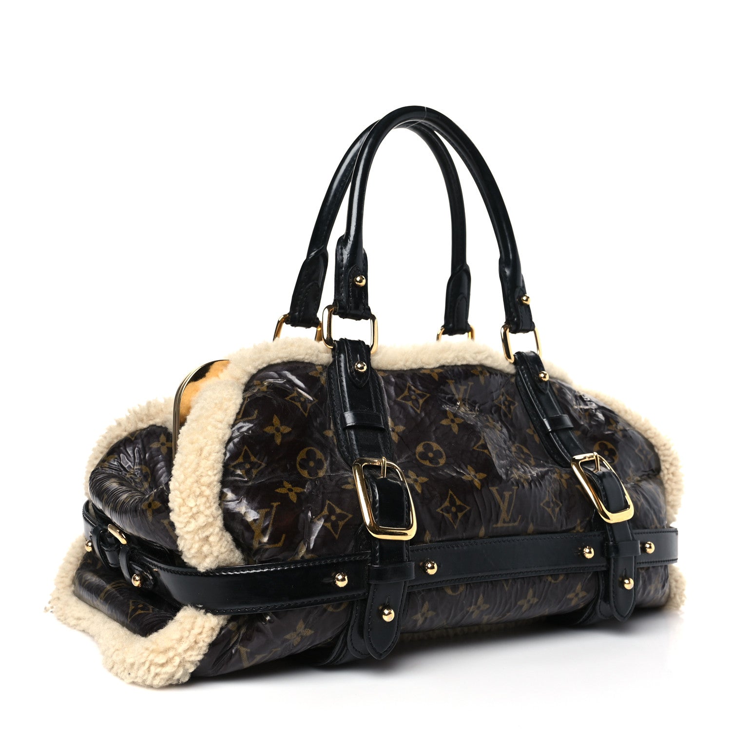 Louis Vuitton Monogram Shearling Storm Bag 3 of 8