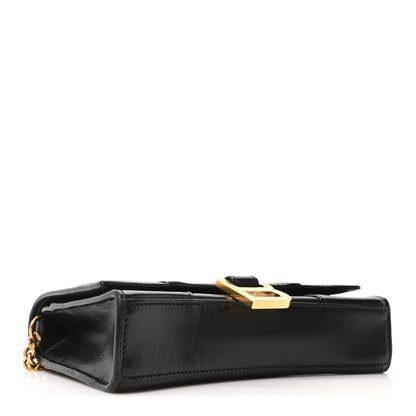 Balenciaga Shiny Box Calfskin Hourglass Chain Bag Black 4 of 9