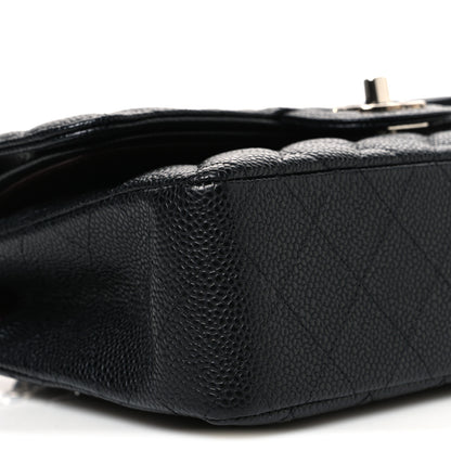 Chanel Caviar Quilted Small Double Flap Black 9 of 10
