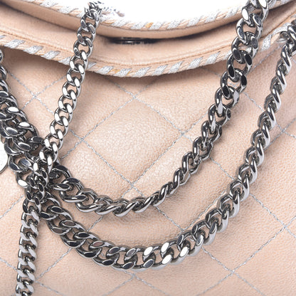 Stella McCartney Shaggy Deer Quilted Mini Falabella Fold Over Tote Powder 9 of 9