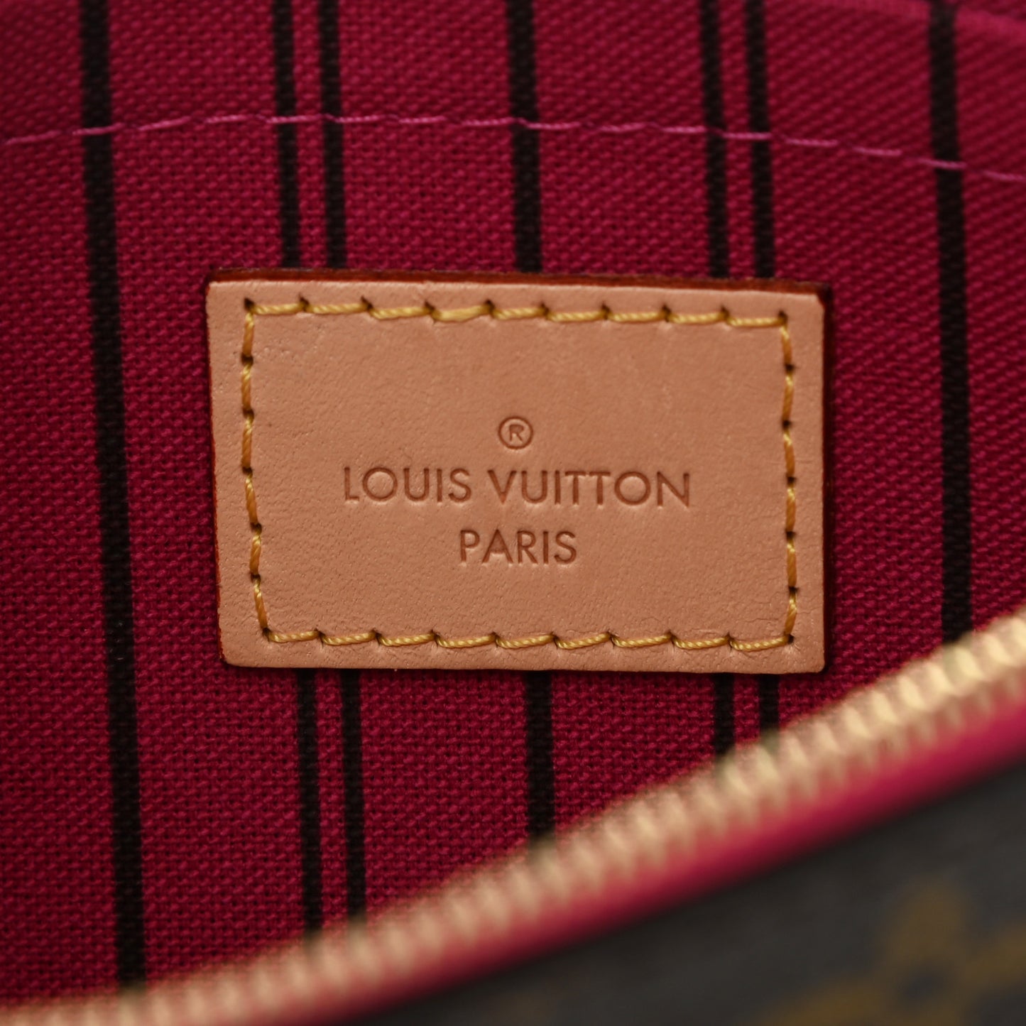 Monogram Neverfull MM GM Pochette Pivoine
