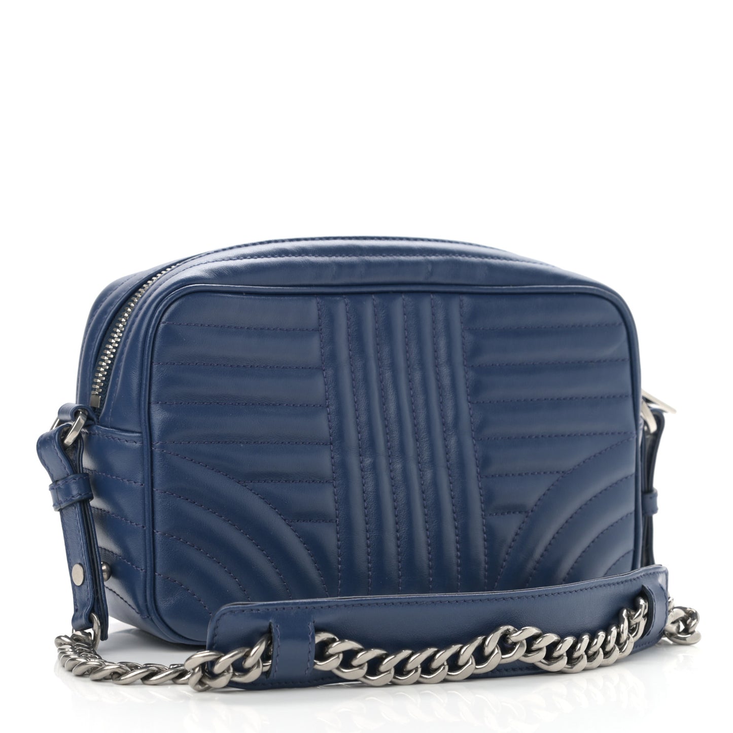 Soft Calfskin Diagramme Crossbody Bag Bleuette