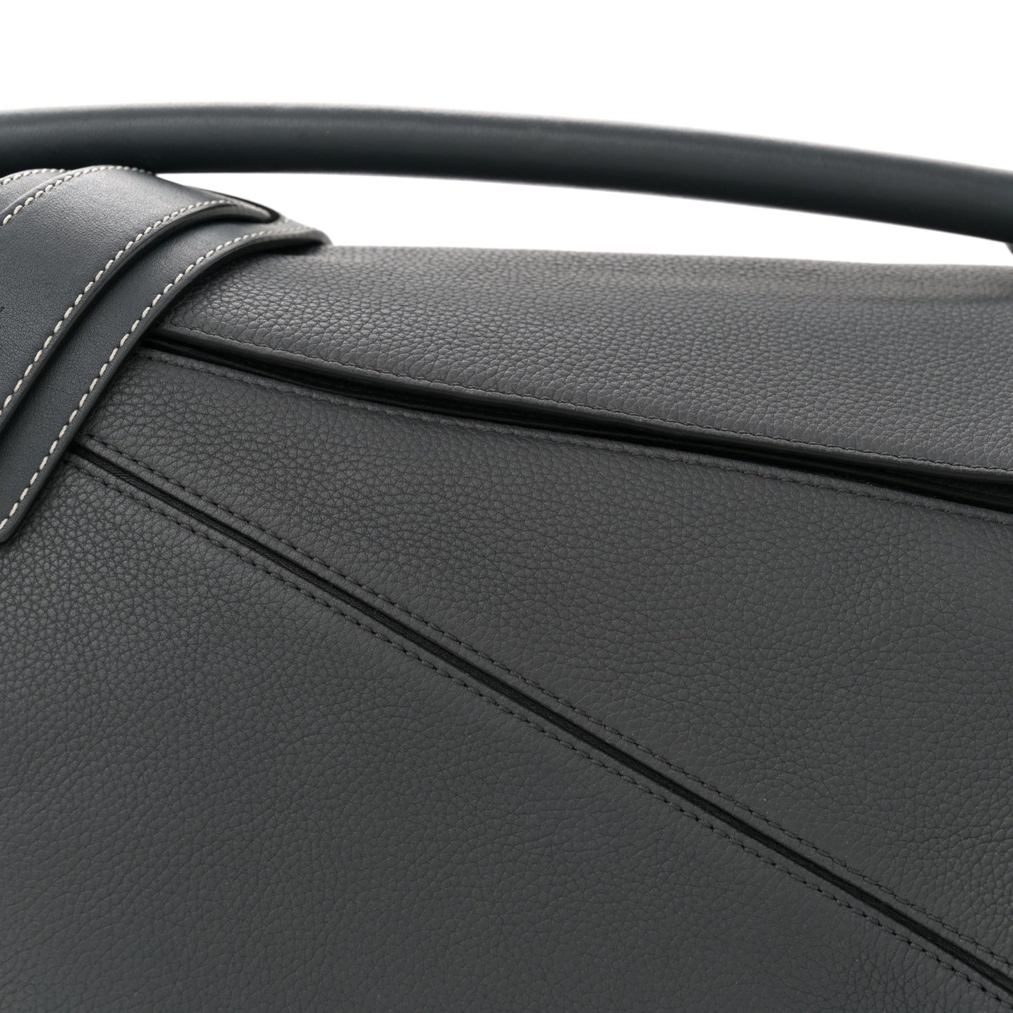 Calfskin Medium Puzzle Bag Grey