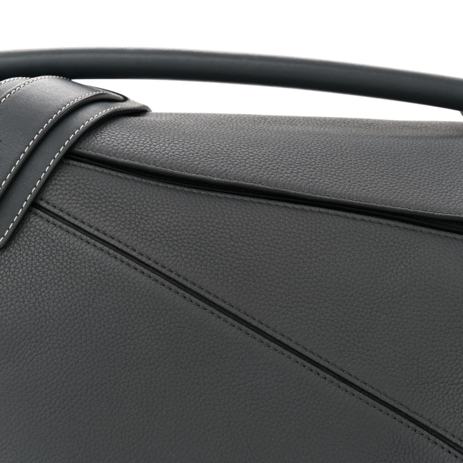 Loewe Calfskin Medium Puzzle Bag Grey 8 of 11