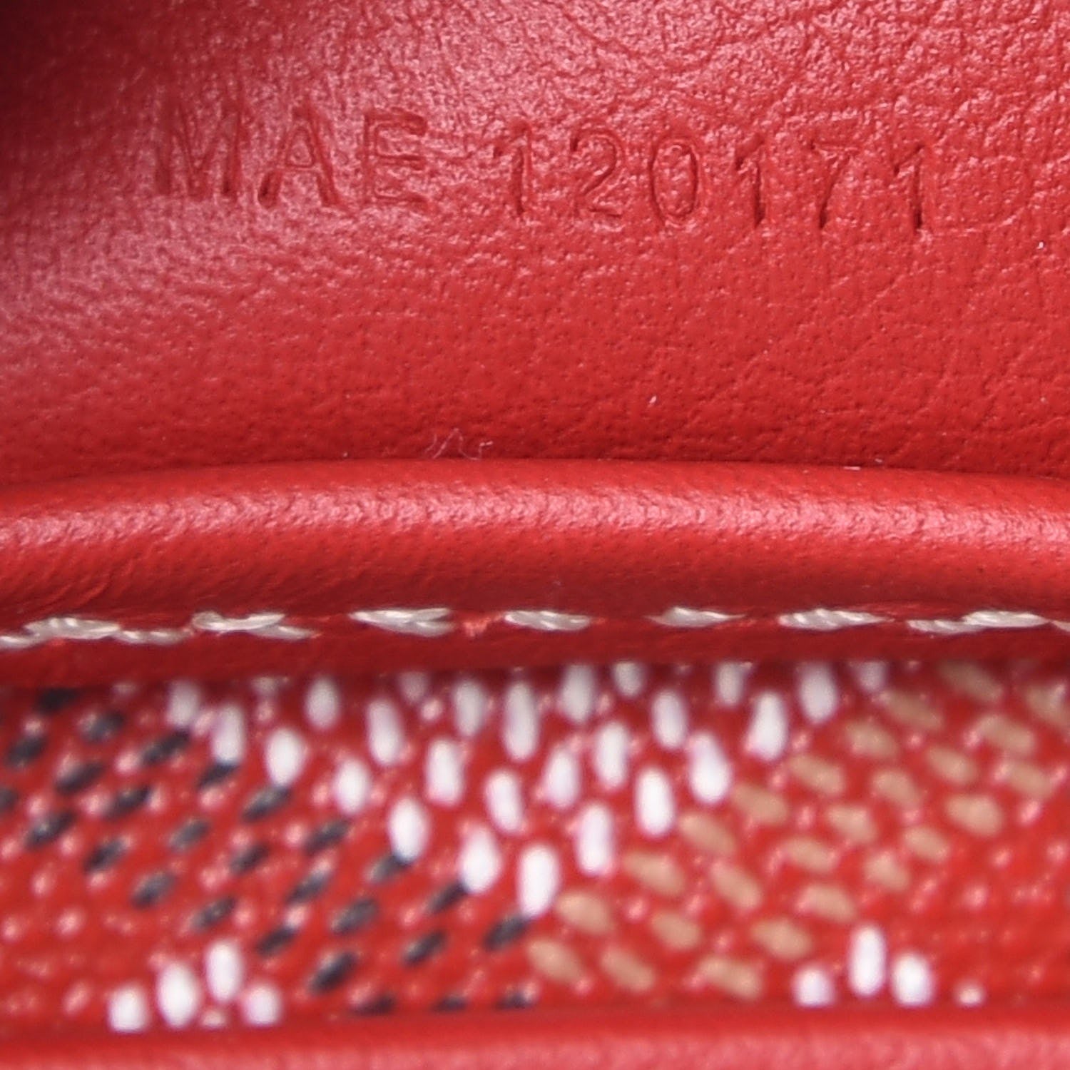 Goyard Goyardine Artois PM Red 7 of 7