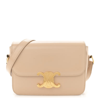 Celine Shiny Calfskin Teen Triomphe Nude 1 of 17