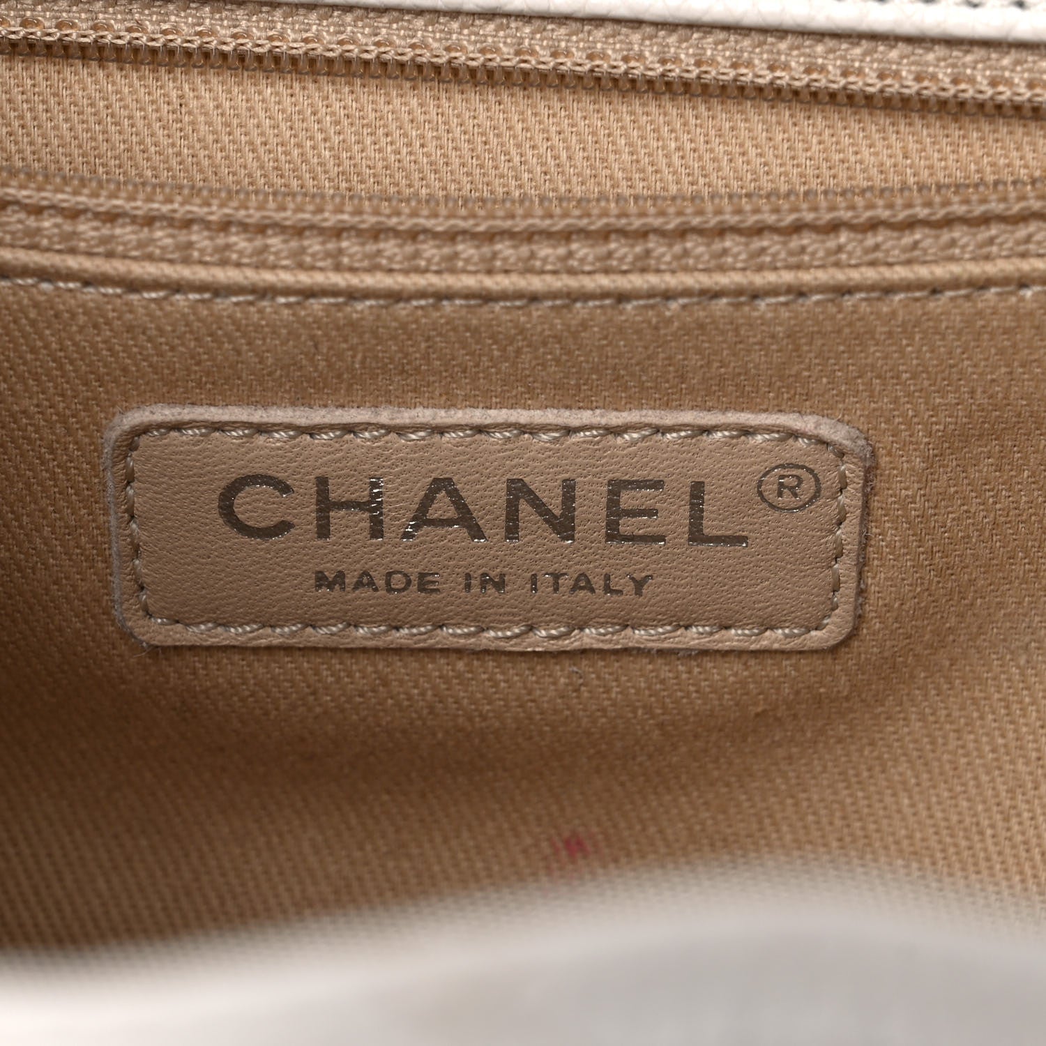 Chanel Calfskin Stitched Flap Bag White 5 of 15