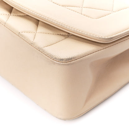 Chanel Lambskin Quilted Small Single Flap Beige 12 of 16