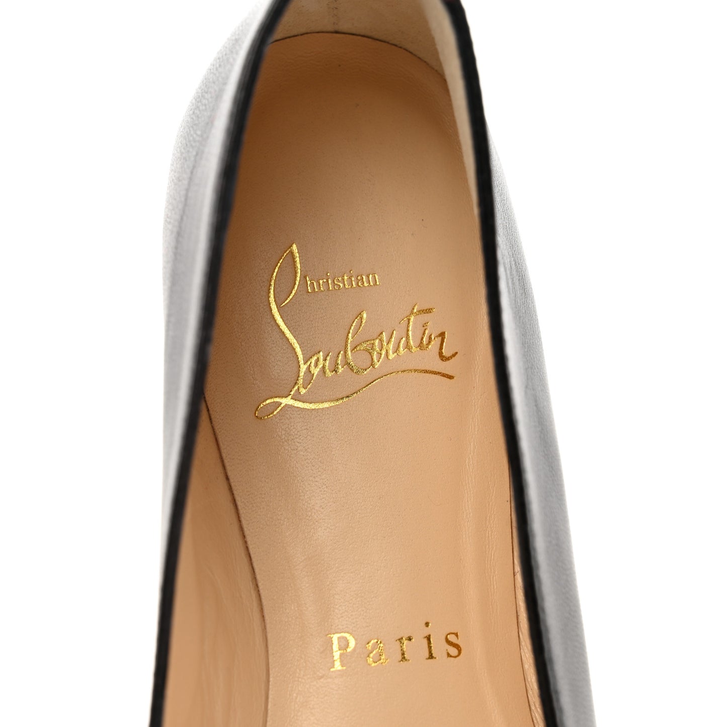 Shiny Nappa Ballalla Flats 37.5 Black
