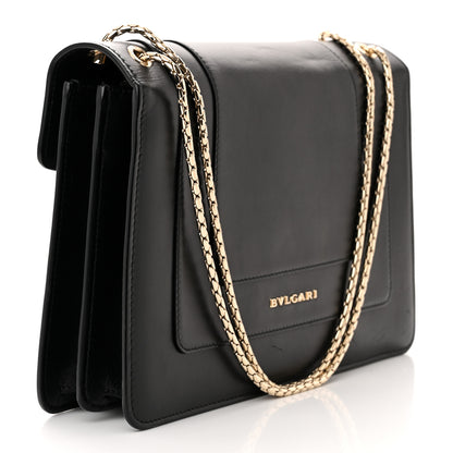Bulgari Calfskin Serpenti Forever Crossbody Bag Black 3 of 10