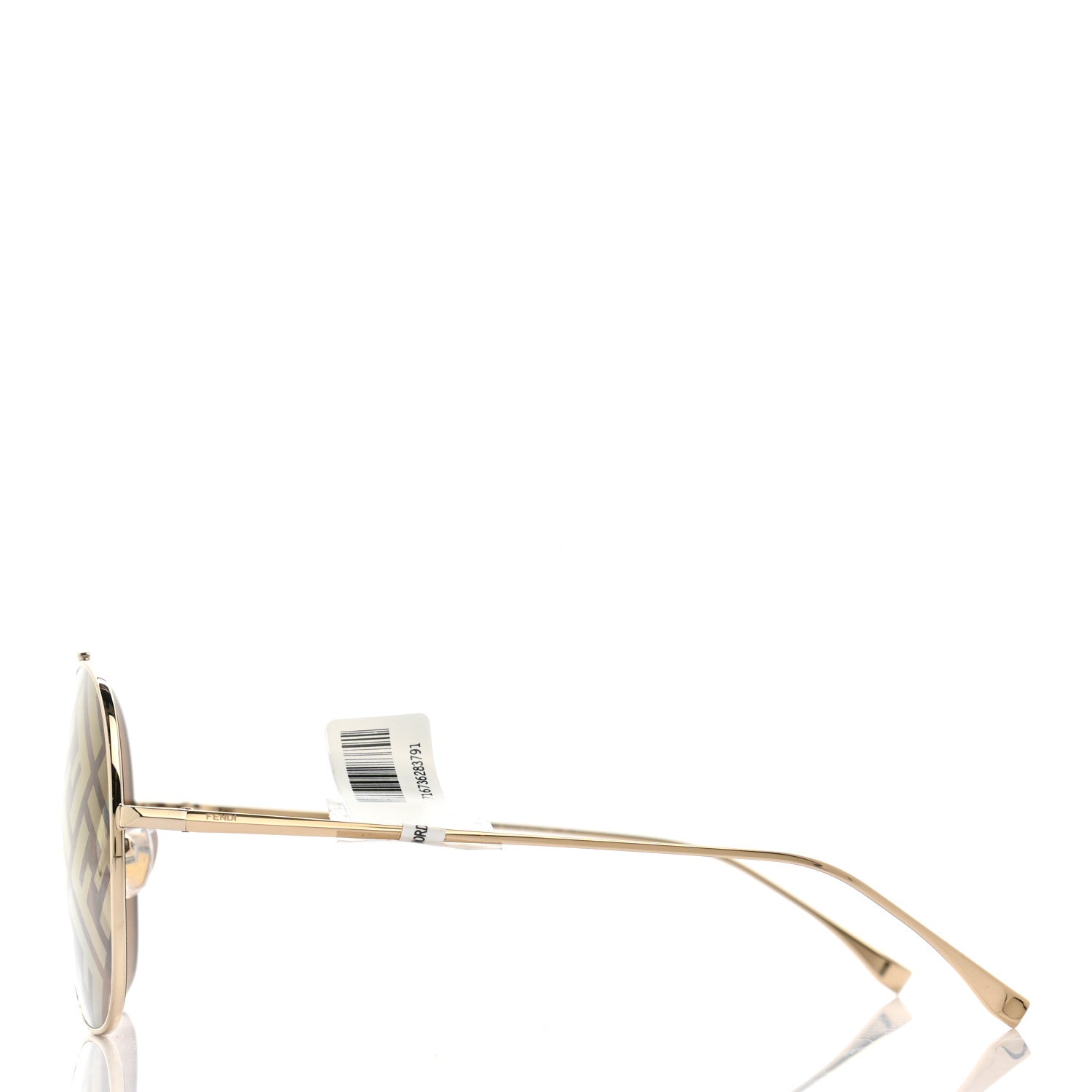 Fendi Metal Fendi Forever Aviator Sunglasses FF0407/G/S Gold 3 of 8