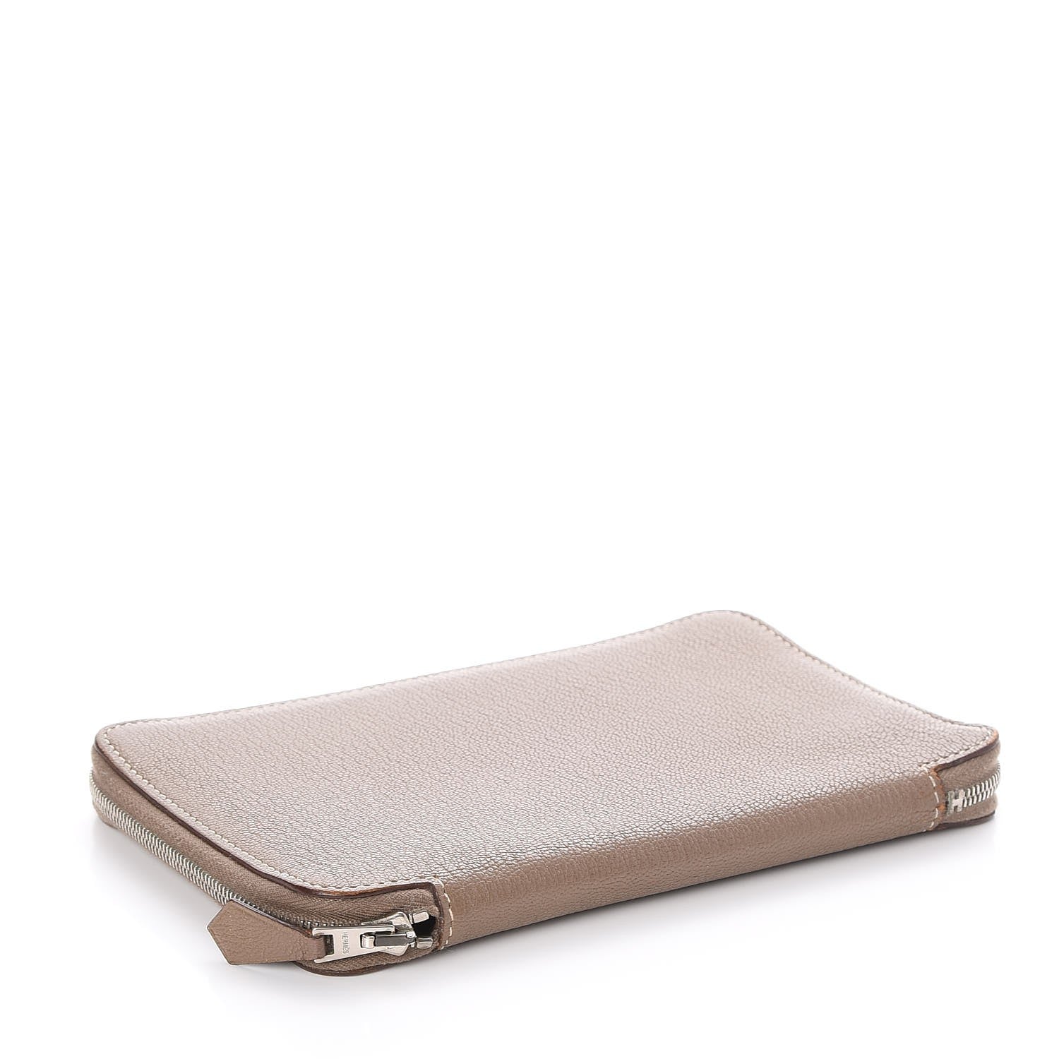 Hermes Chevre Mysore Vision II Zip Agenda Etoupe 4 of 7