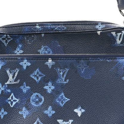 Louis Vuitton Monogram Ink Watercolor Trio Messenger Bag Blue 7 of 9