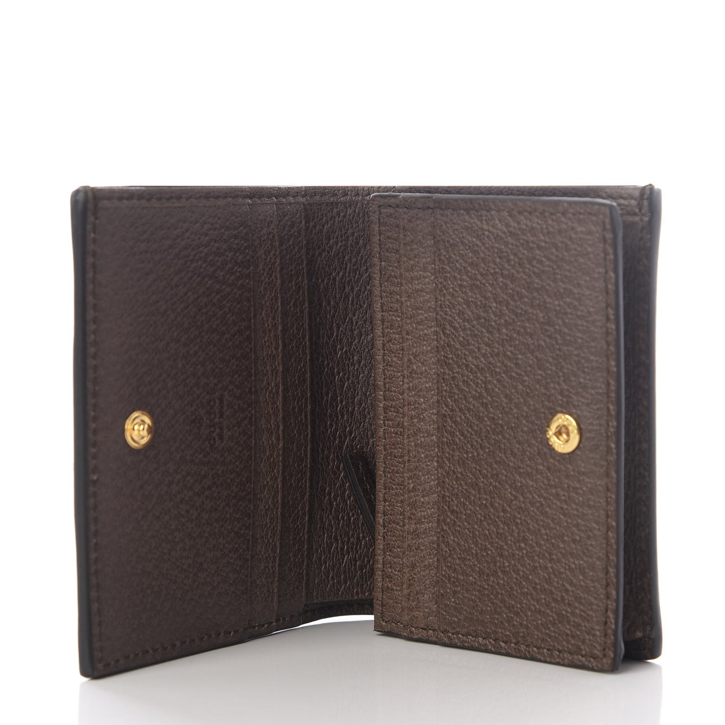 GG Supreme Monogram Web Ophidia Card Case Beige New Acero