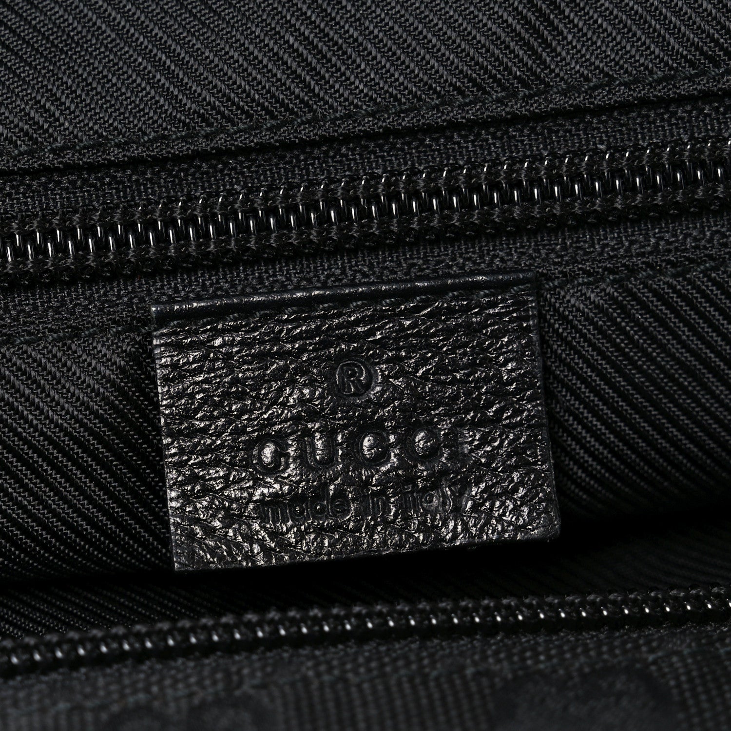 Gucci GG Monogram Large Web Handle Bucket Tote Black 6 of 10