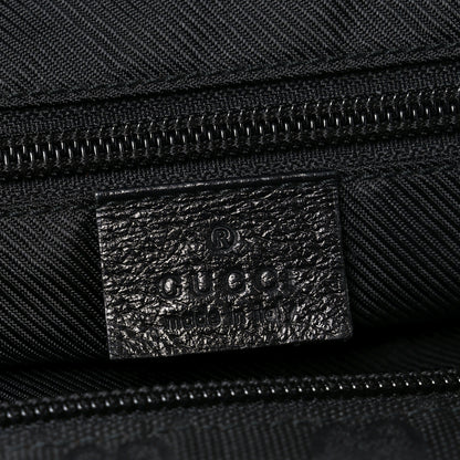 Gucci GG Monogram Large Web Handle Bucket Tote Black 6 of 10