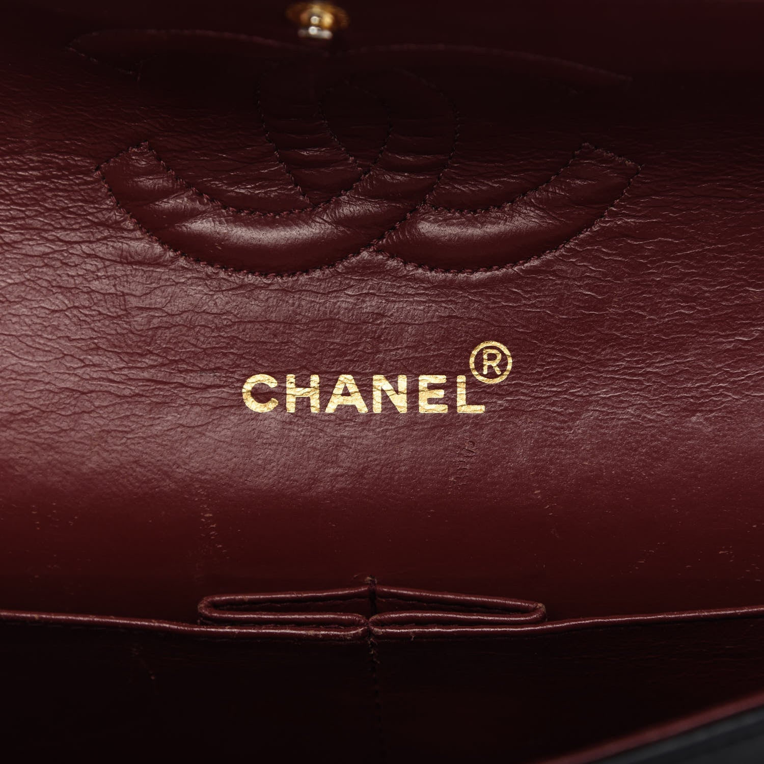 Chanel Lambskin Quilted Medium Double Flap Black 8 of 10