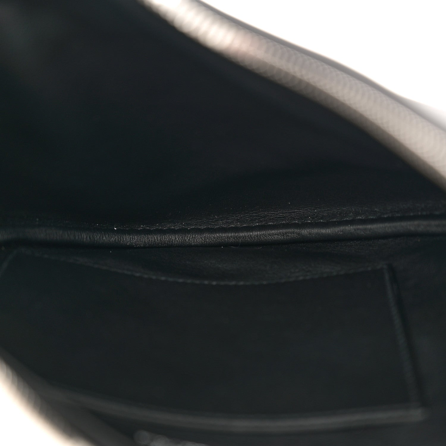 Hermes Swift H Plume Canvas Buddy Pocket Bag Black Ecru 5 of 11