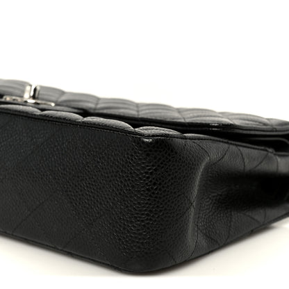 Chanel Caviar Quilted Medium Double Flap Black 10 of 10