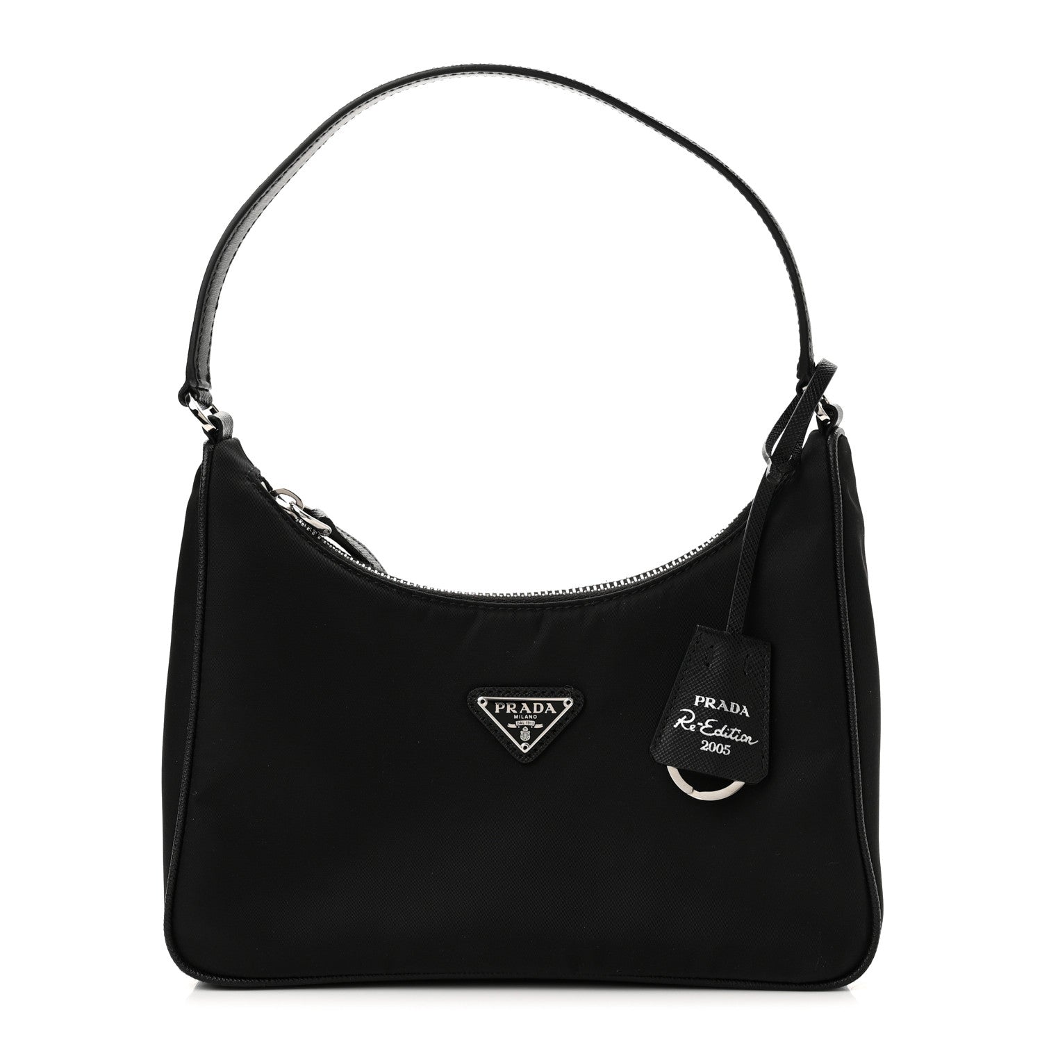 Prada Tessuto Nylon Mini Re-Edition 2000 Bag Black 1 of 10