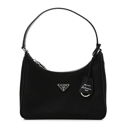 Prada Tessuto Nylon Mini Re-Edition 2000 Bag Black 1 of 10