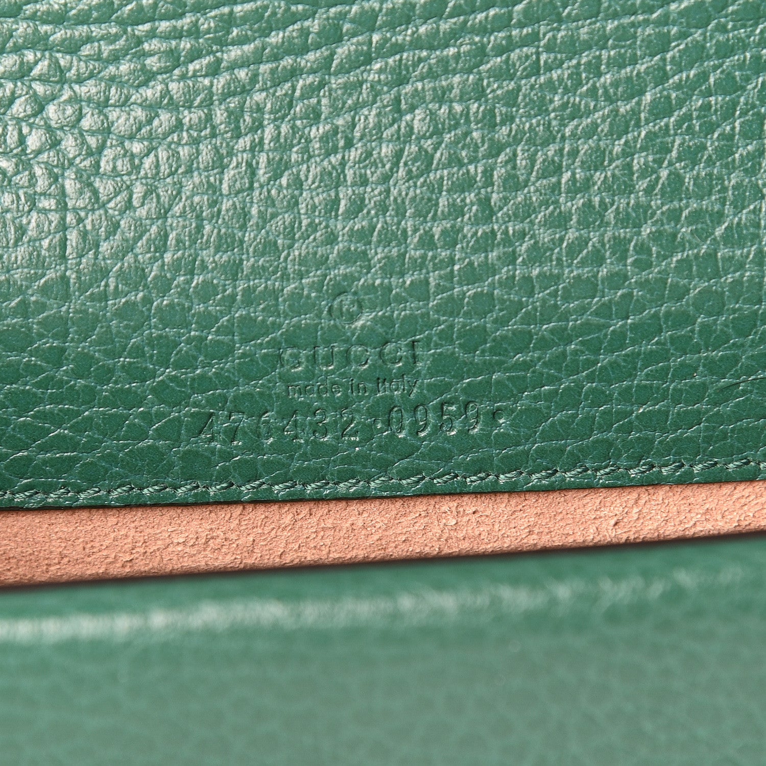 Gucci Calfskin Super Mini Dionysus Shoulder Bag Emerald 6 of 9