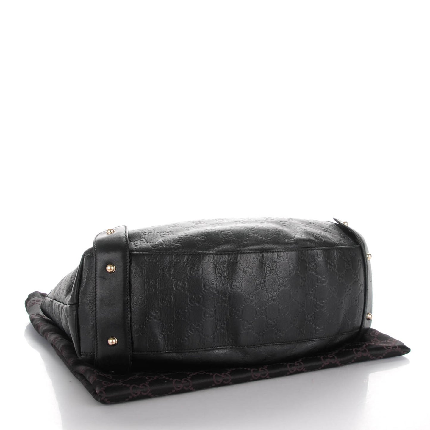 Guccissima Medium Pelham Shoulder Bag Black