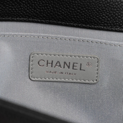 Chanel Caviar Quilted Medium Boy Flap Black 6 of 7