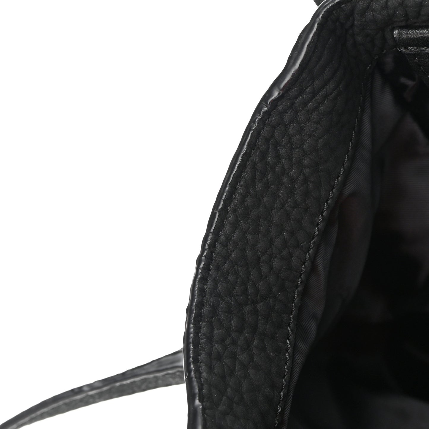Nubuck Crocodile Embossed Medium Pashli Satchel Black