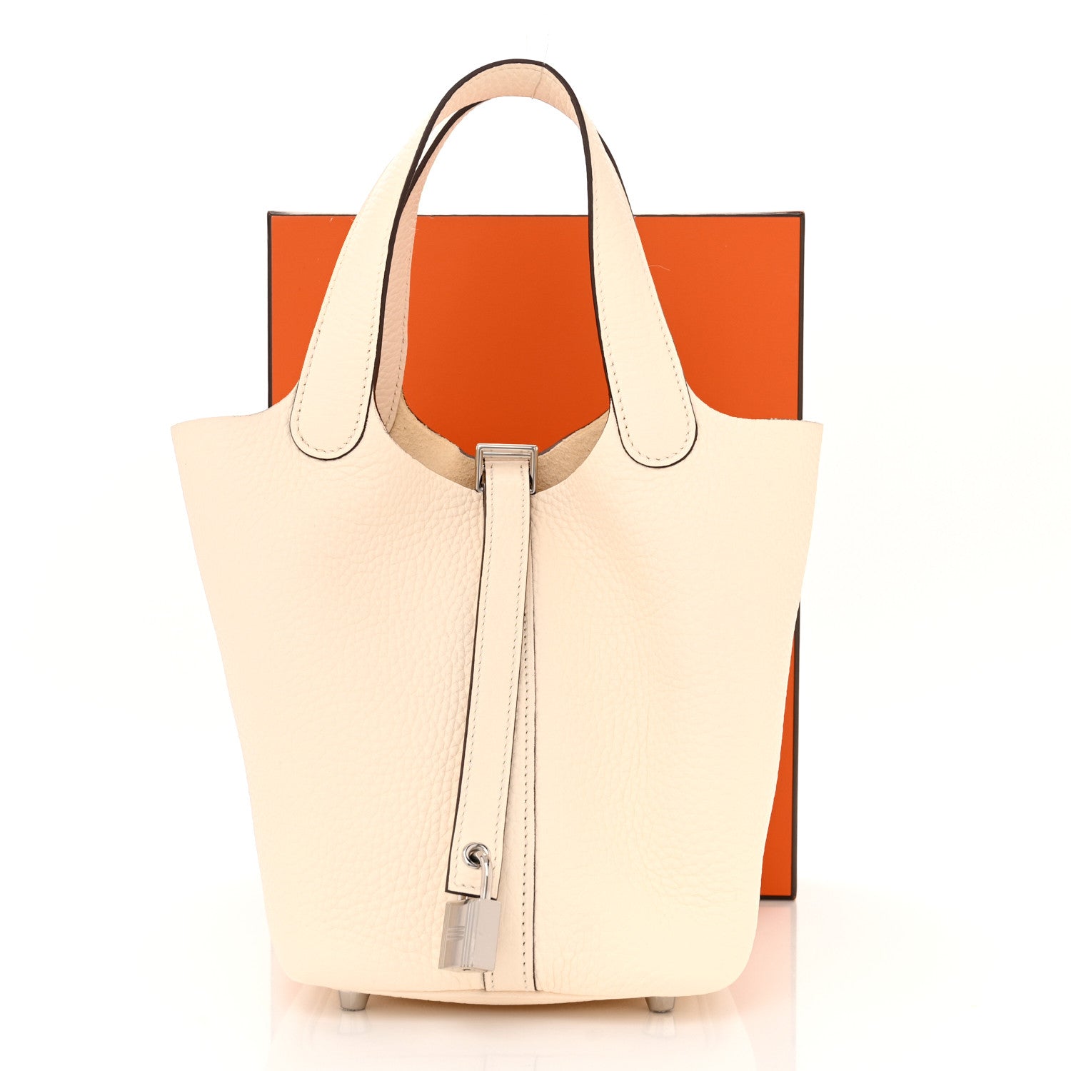Hermes Taurillon Clemence Picotin Lock 18 PM Nata 12 of 12