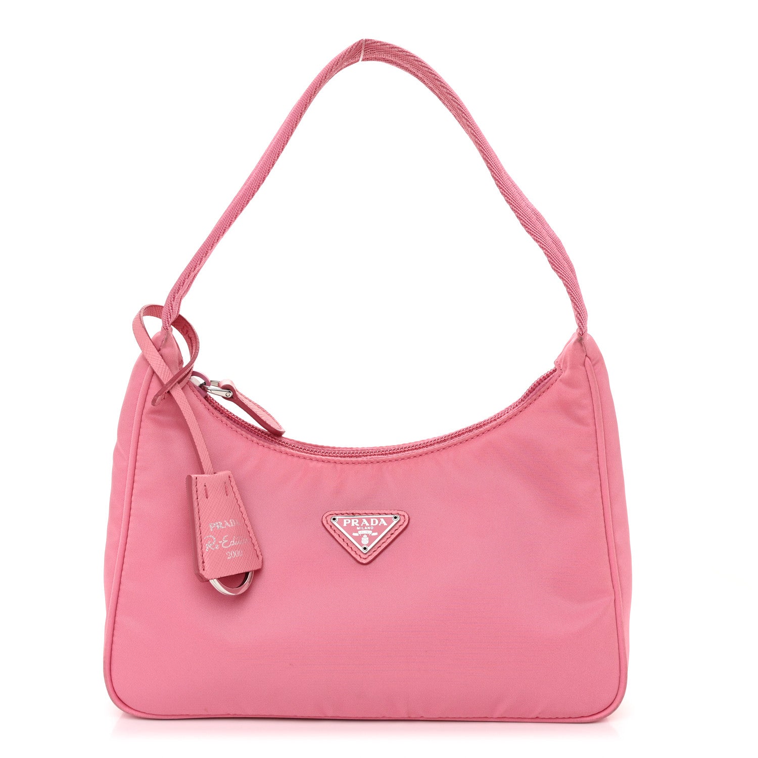 Prada Tessuto Nylon Mini Re-Edition 2000 Bag Begonia 1 of 13