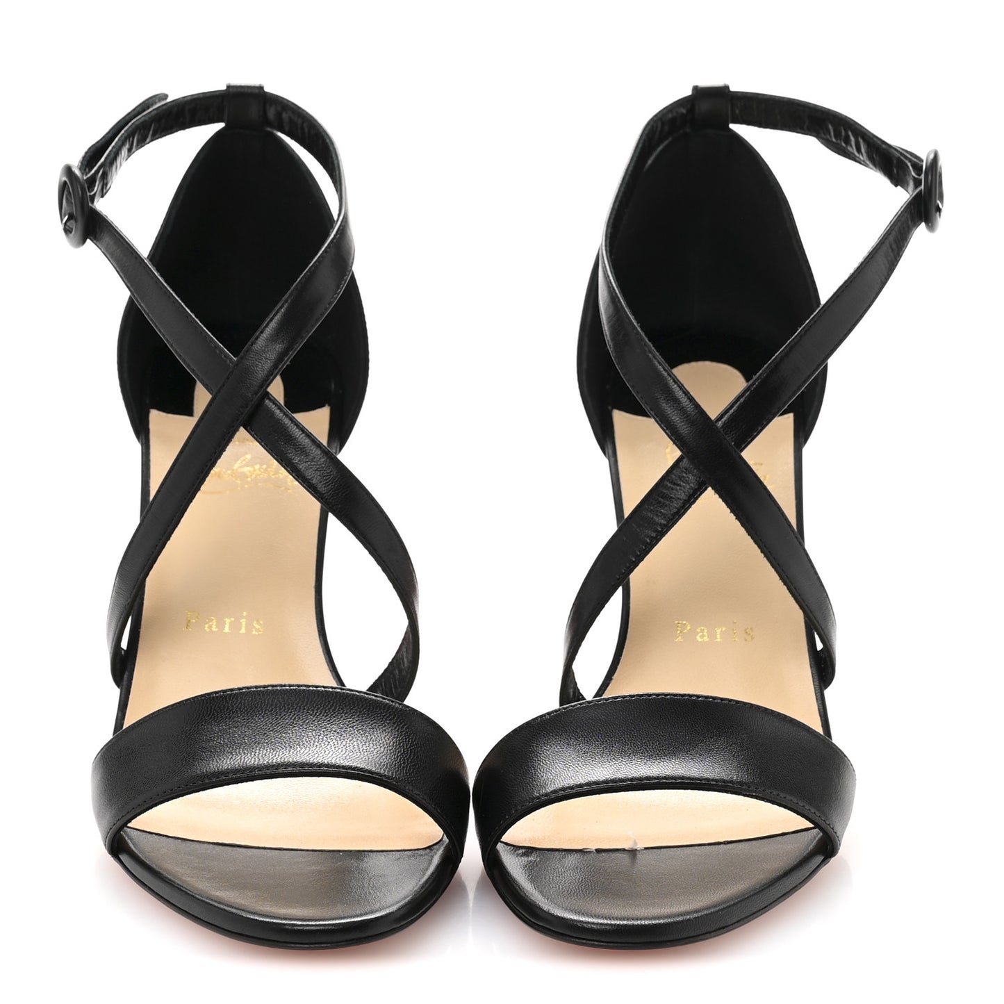 Nappa Loubi Bee Kid 85 Sandals 39 Black