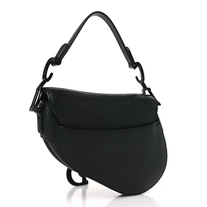 Christian Dior Ultra Matte Calfskin Mini Saddle Bag Black 3 of 10