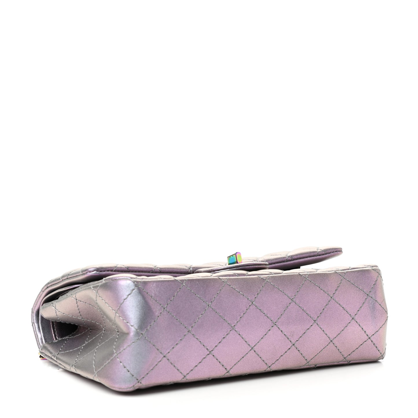 Iridescent Lambskin Quilted 2.55 Reissue 225 Flap Light Purple