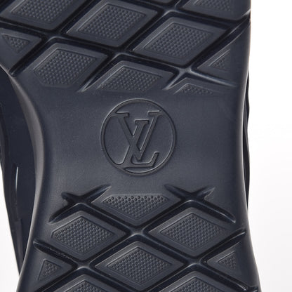 Louis Vuitton Neoprene Mesh Rubber Fastlane Low Sneakers 35 Marine 6 of 9