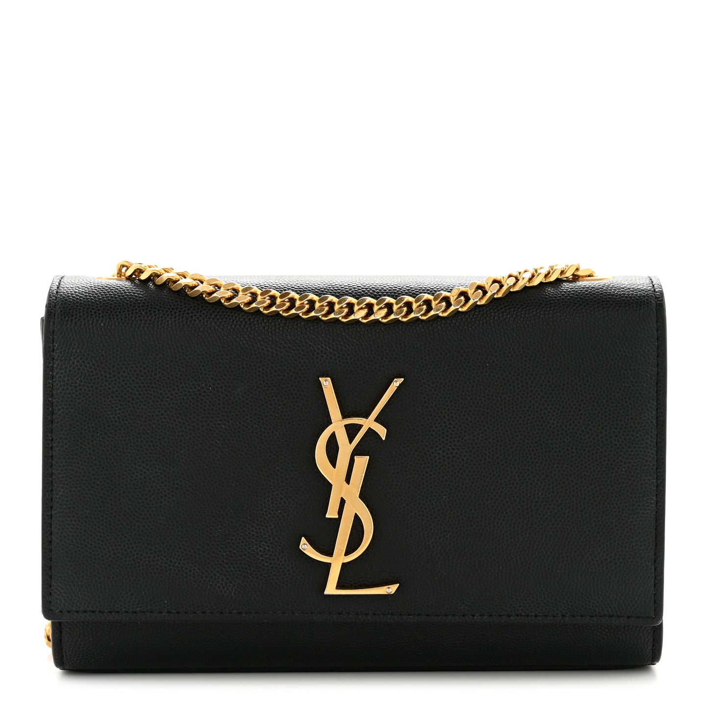 Grain De Poudre Small Monogram Kate Satchel Black