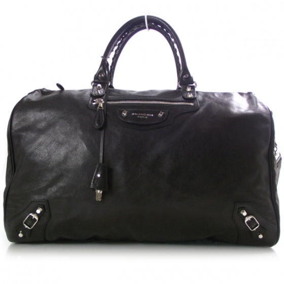 Balenciaga Agneau Voyage 24H Duffel Bag Black 1 of 13