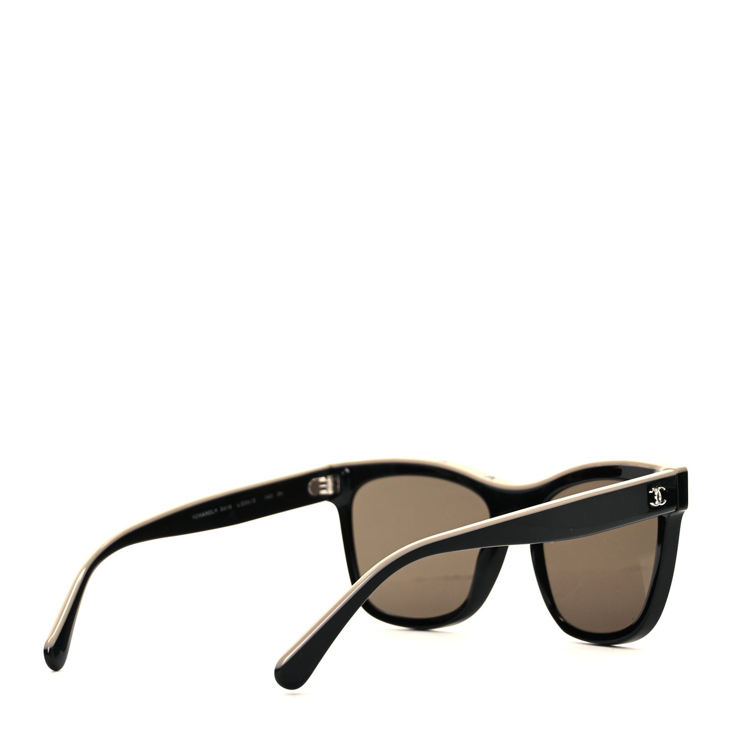 Acetate Logo Shield Sunglasses 5418 Black