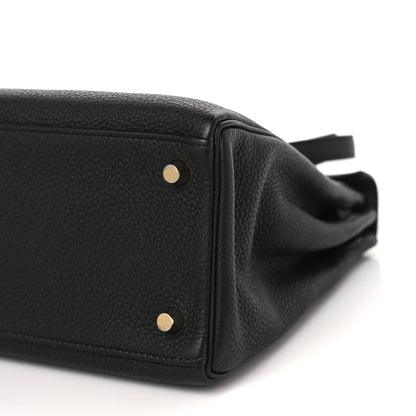 Hermes Togo Kelly Retourne 28 Black 10 of 11