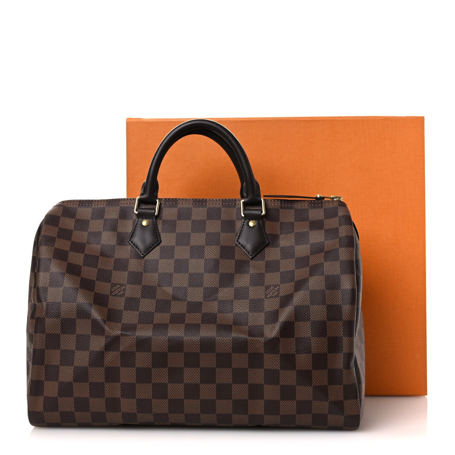 Louis Vuitton Damier Ebene Speedy 35 9 of 9