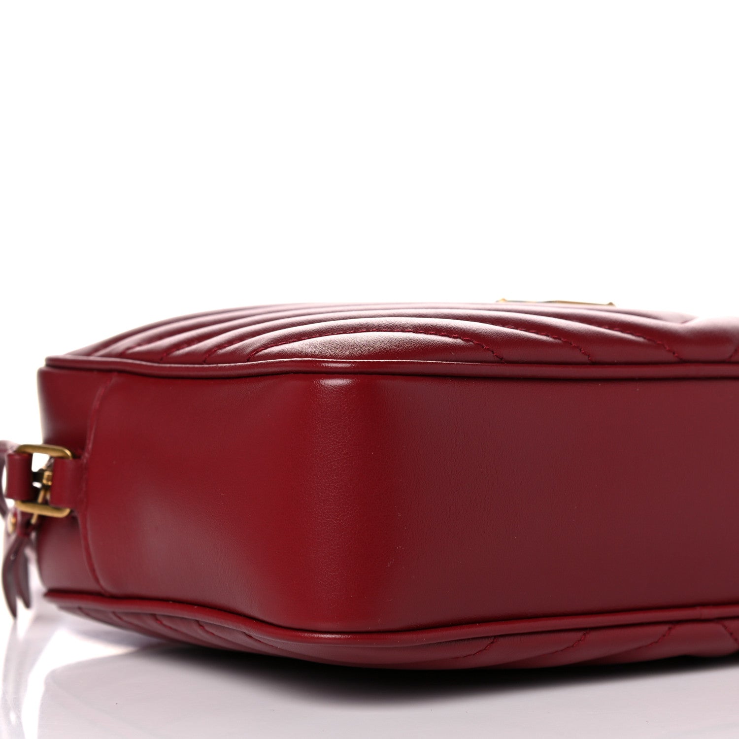 Saint Laurent Calfskin Matelasse Monogram Lou Camera Bag Red 8 of 10