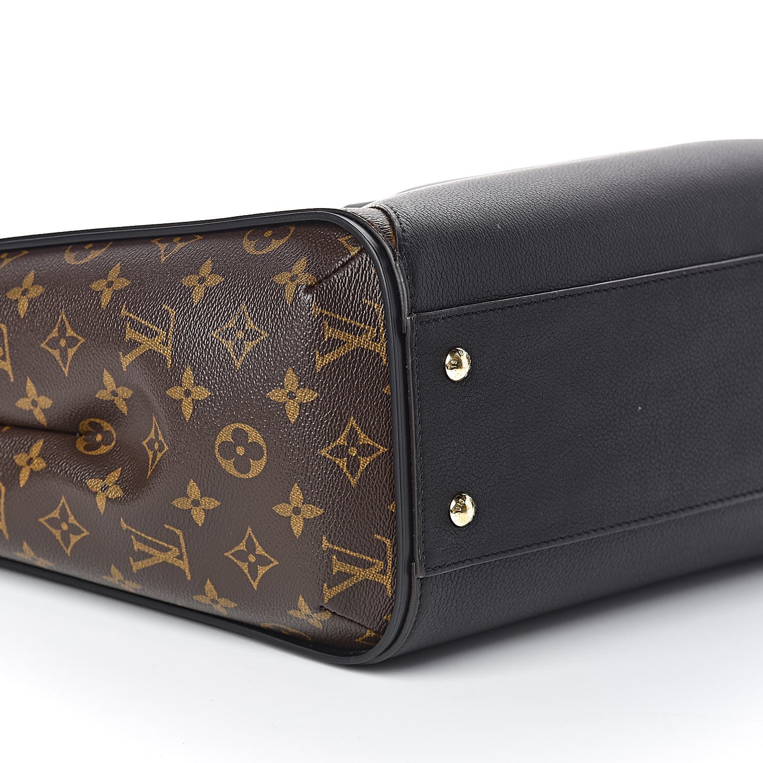 Louis Vuitton Calfskin Monogram Kimono Tote Black 7 of 9