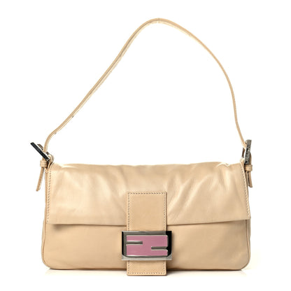 Fendi Calfskin Baguette Beige 1 of 7