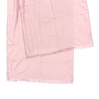 Hermes Cashmere Silk New Libris Stole Rose Petale 3 of 4