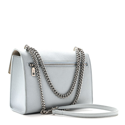Louis Vuitton Soft Calfskin Mylockme Chain Bag BB Olympe Blue 3 of 9