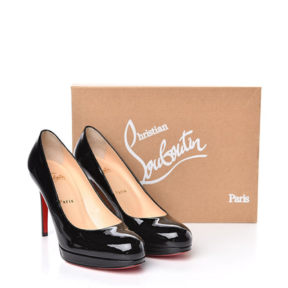 Christian Louboutin Patent New Simple 100 Pumps 37.5 Black 9 of 9